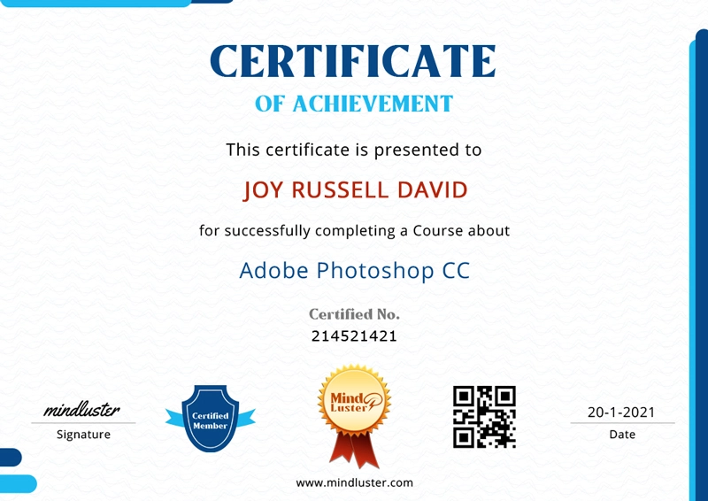 Course Certificate