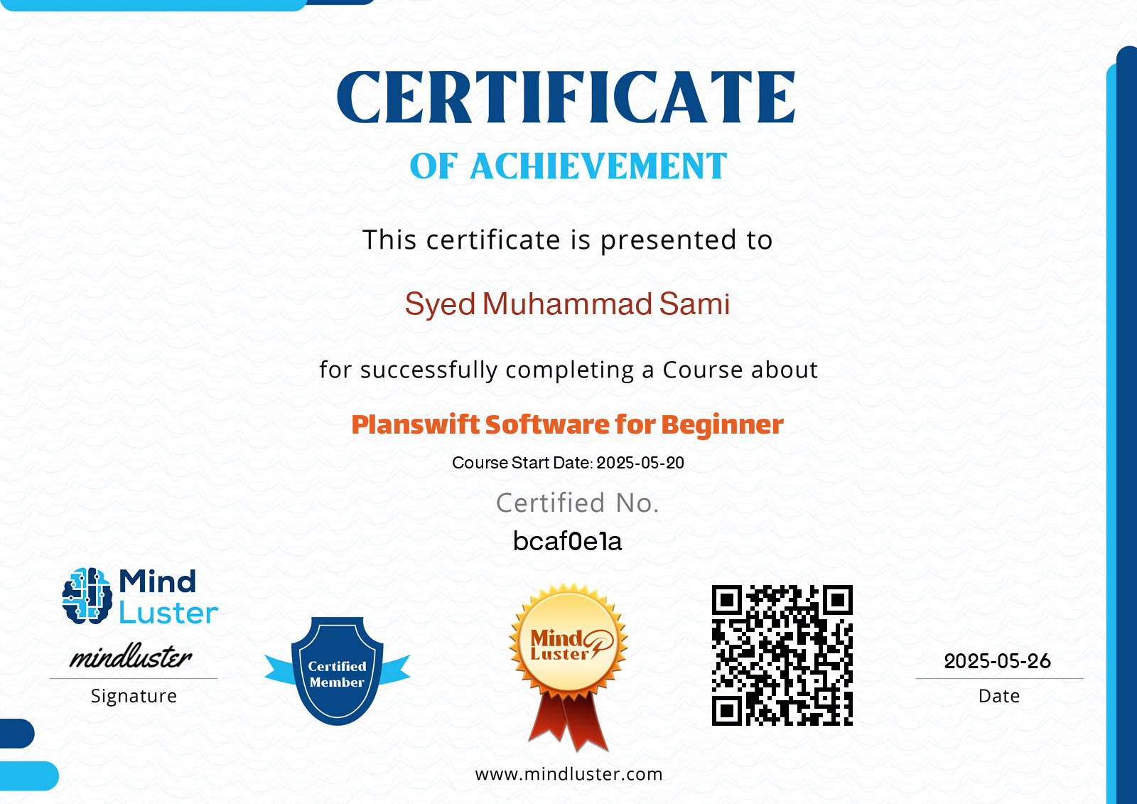 Engr. Syed Muhammad Sami - Project Engineer (Civil) | Silver Medalist 🥈 ...
