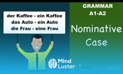 A1 and A2 German Grammar