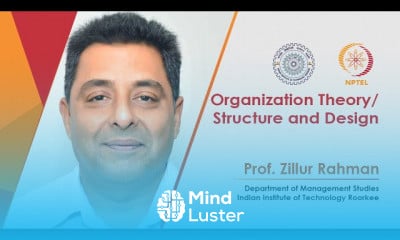 Organization Theory Structure and Design