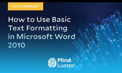 Microsoft Word Training