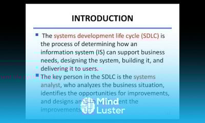 System Analysis and Design