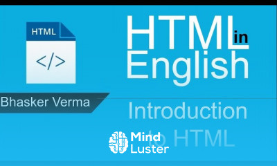 HTML in English