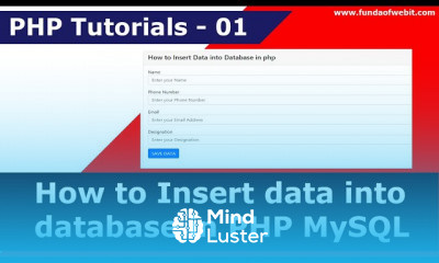 Insert database in PHP MySQL