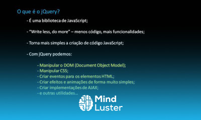 jQuery Nível básico