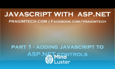 JavaScript with ASP NET