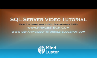 SQL Server for beginners