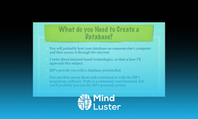 MySQL SQL Statements