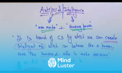 Artificial Intelligence AI