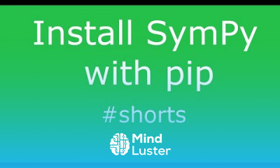 Install SymPy with Pip
