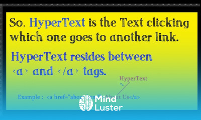 Introduction of HTML