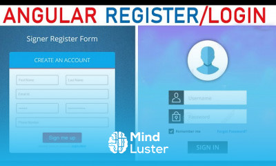 Angular Login Register