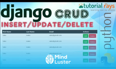 Pyhon Django PHPMyql CRUD