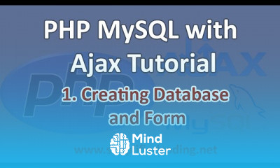 PHP MySQL with AJAX