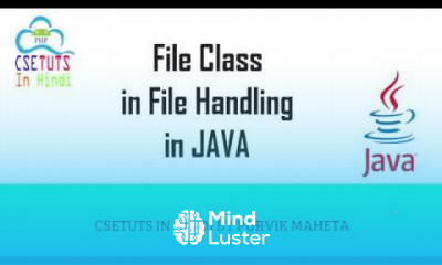 File Class in File Handling in JAVA