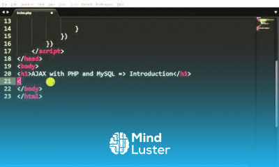AJAX IN PHP AND MYSQL