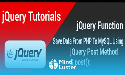jQuery With PHP and MySQL