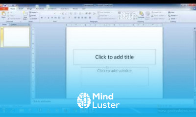 Microsoft PowerPoint 2010