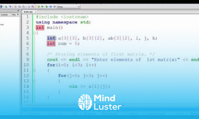Two Matrix in C Programming Hindi