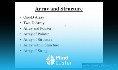 Data and File Structure OLD Playlist