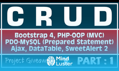 CRUD App PHP OOP PDO MySQL Ajax