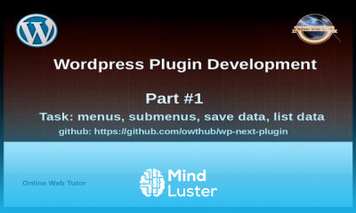 Wordpress Basic Plugin Development