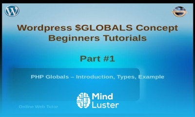 Wordpress Global Variables for beginners