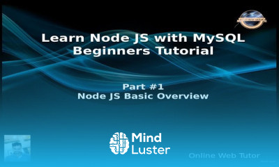 Node Js with MySQL APIs Development
