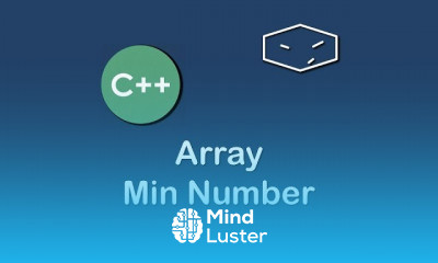 array min number in c