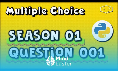 Python Multiple Choices