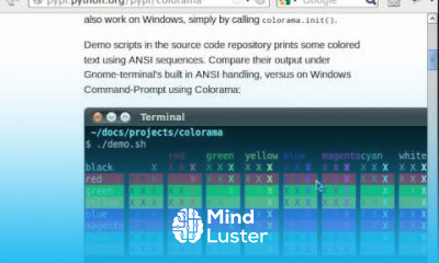 Python colorama Module