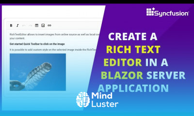 Blazor Rich Text Editor