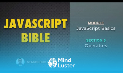 JAVASCRIPT BASICS Operators
