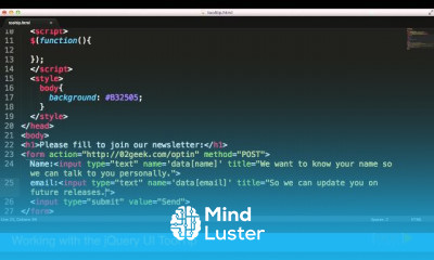 jQuery UI Development