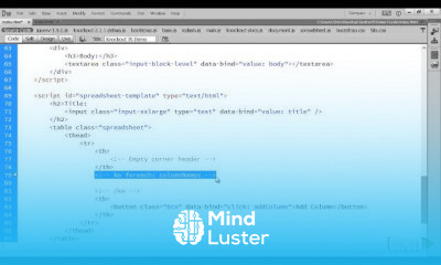 Web Application with Knockout js