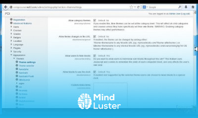 Designing Moodle Themes
