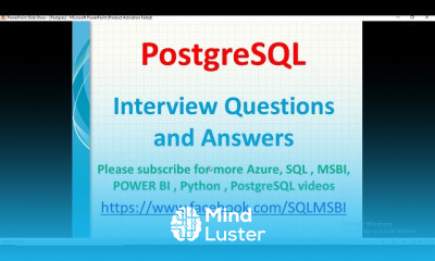 PostgreSQL Interview Questions
