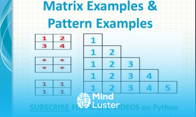 Python Printing Pattern