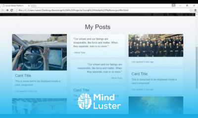 Bootstrap 4 Projects