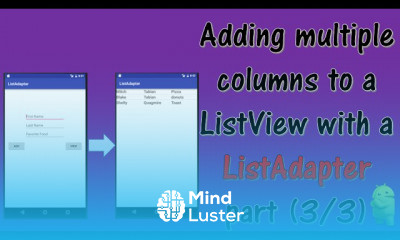 ListAdapter in Android Studio
