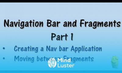 Navigation Bar and Fragments