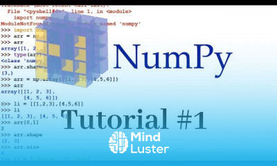 Numpy Module Programming