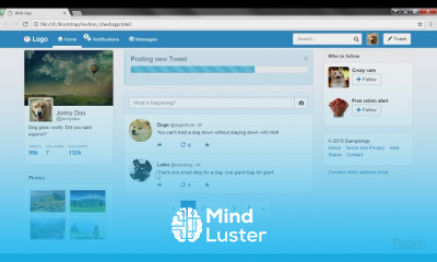 Web Application Using Bootstrap 4