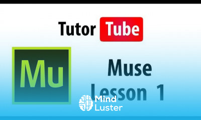Muse Interface and Type of Website Choices