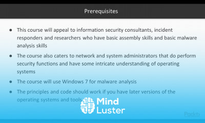 Advanced Malware Analysis