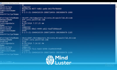 Hands On PowerShell for Active Directory