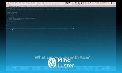 Server Side with Node js and Koa js