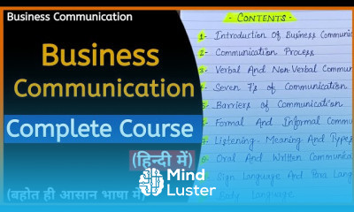 Business Communication basics