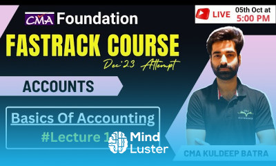 CMA Accounting basics