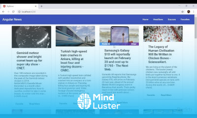 Angular Web Development
